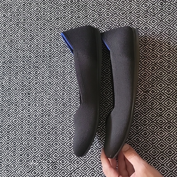 Rothy’s round toe black ballet flats size 6.5 - Picture 6 of 10